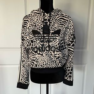 NWT Womens Adidas Animal Print Hoodie